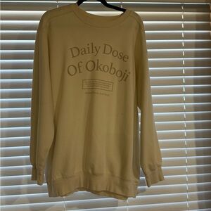 Cream Crew Neck Sweater